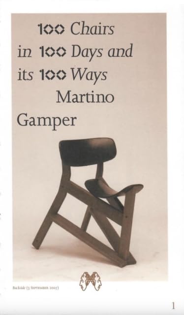 アート・デザイン・音楽 100 Chairs in 100 Days, Martino Gamper Martino Gamper: 100 Chairs in 100 Days | Exhibitions